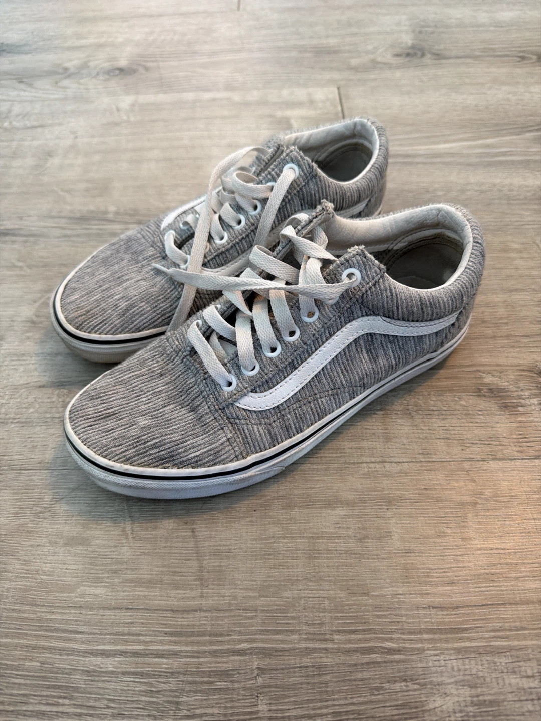 Vans Old Skool Grey Striped Sneakers
