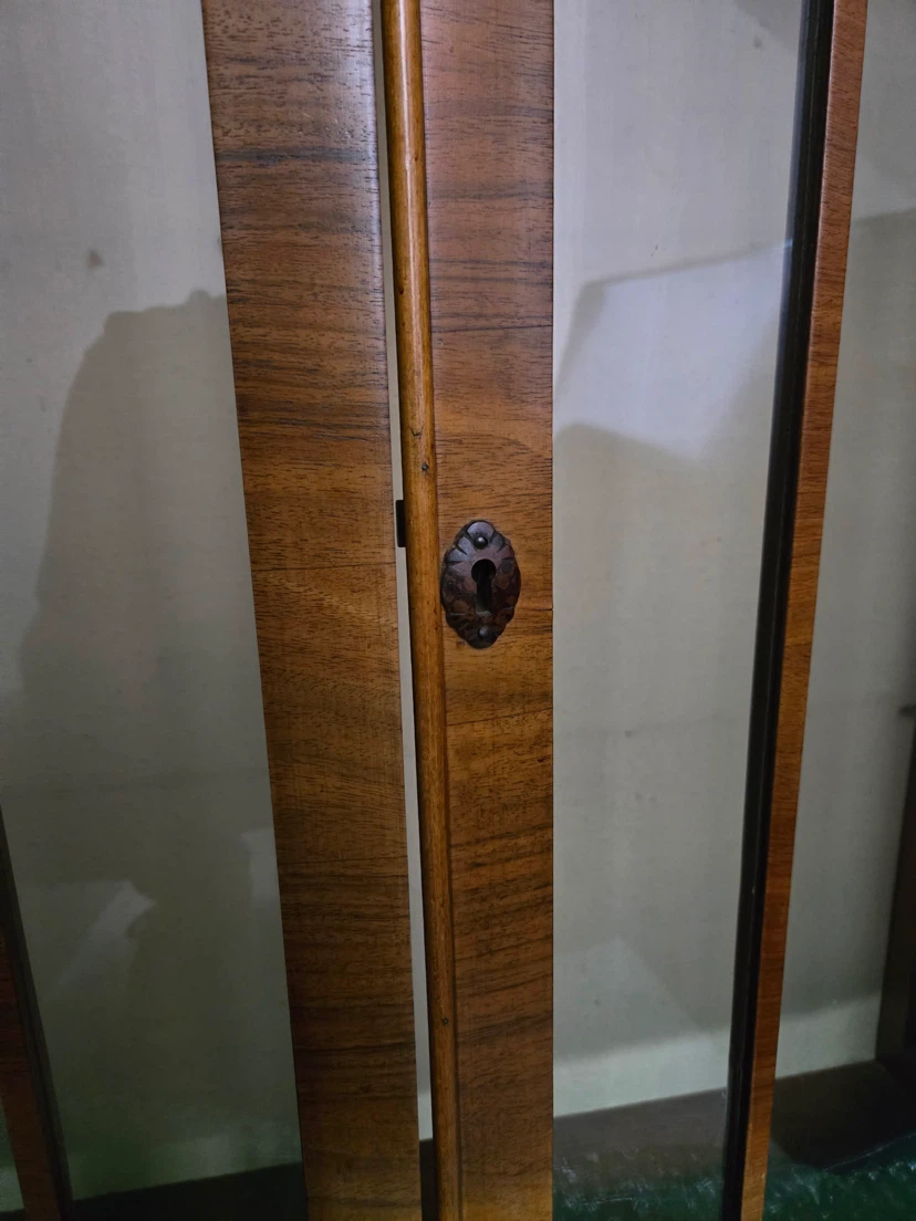 Vintage Wooden Glass Display Cabinet - photo 2