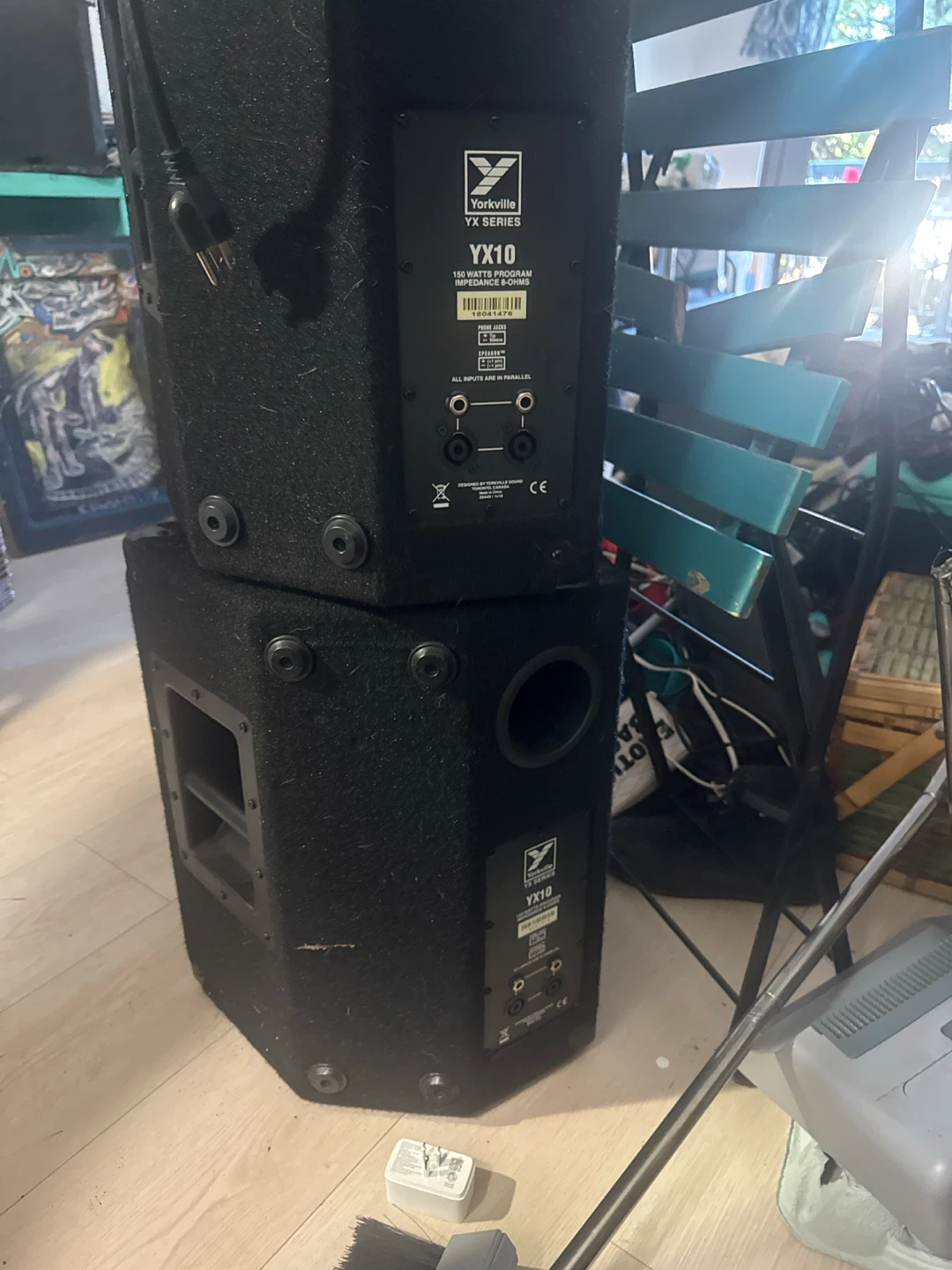 Yorkville YX10 PA Speaker (x2) & SB300 Amp - photo 4