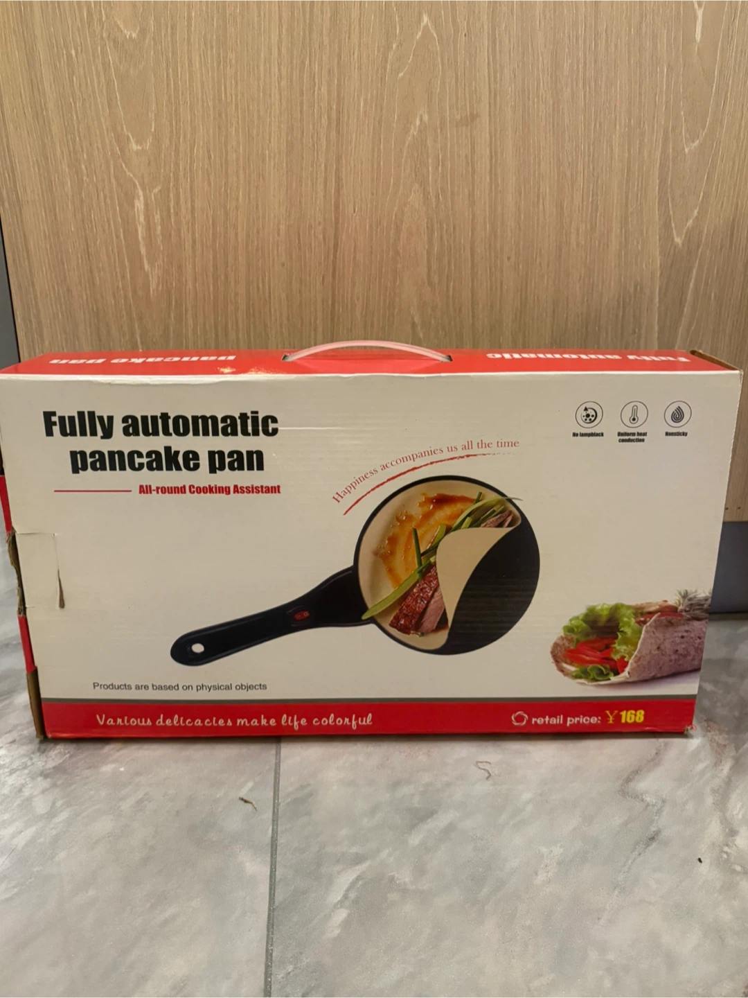 Fully automatic pancake pan