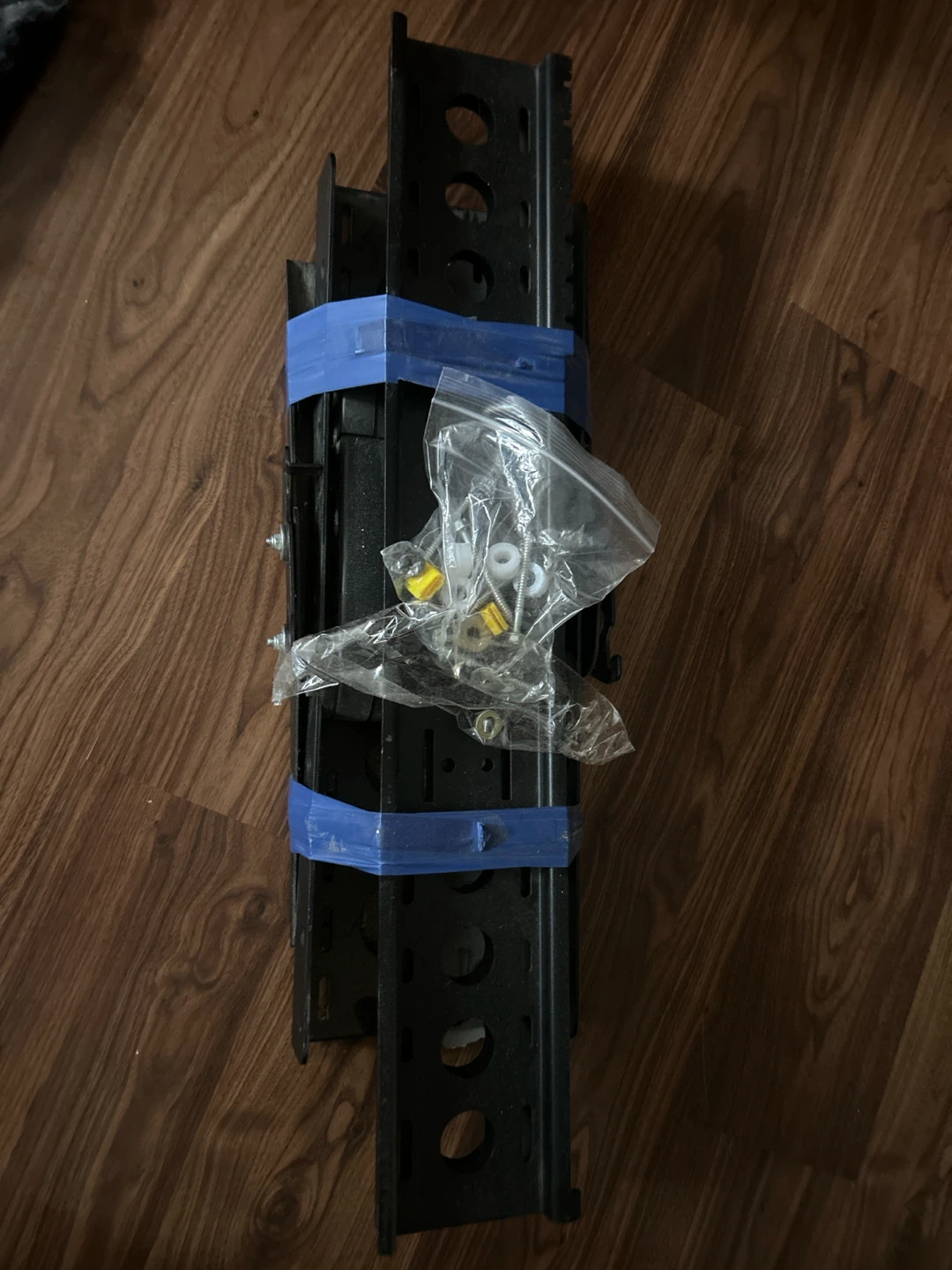 Black Metal Shelf Brackets with Hardware
