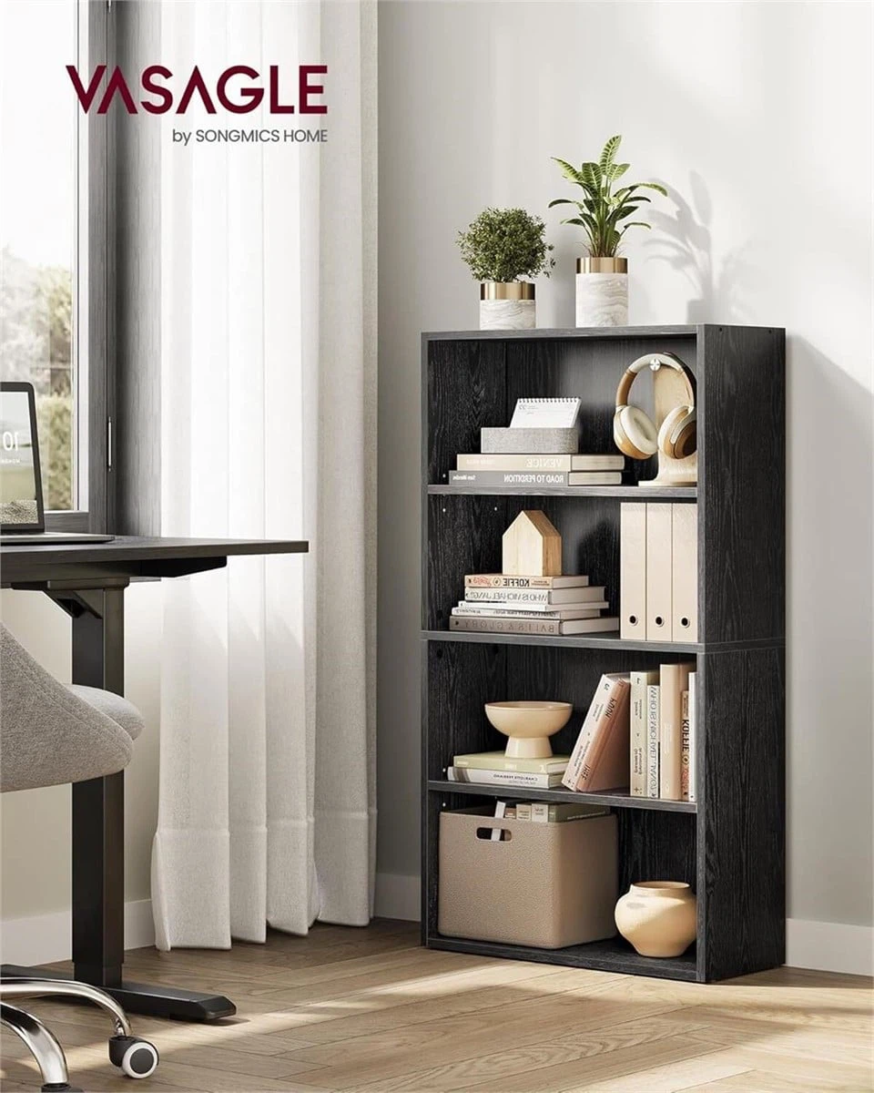VASAGLE 4-Shelf Bookcase