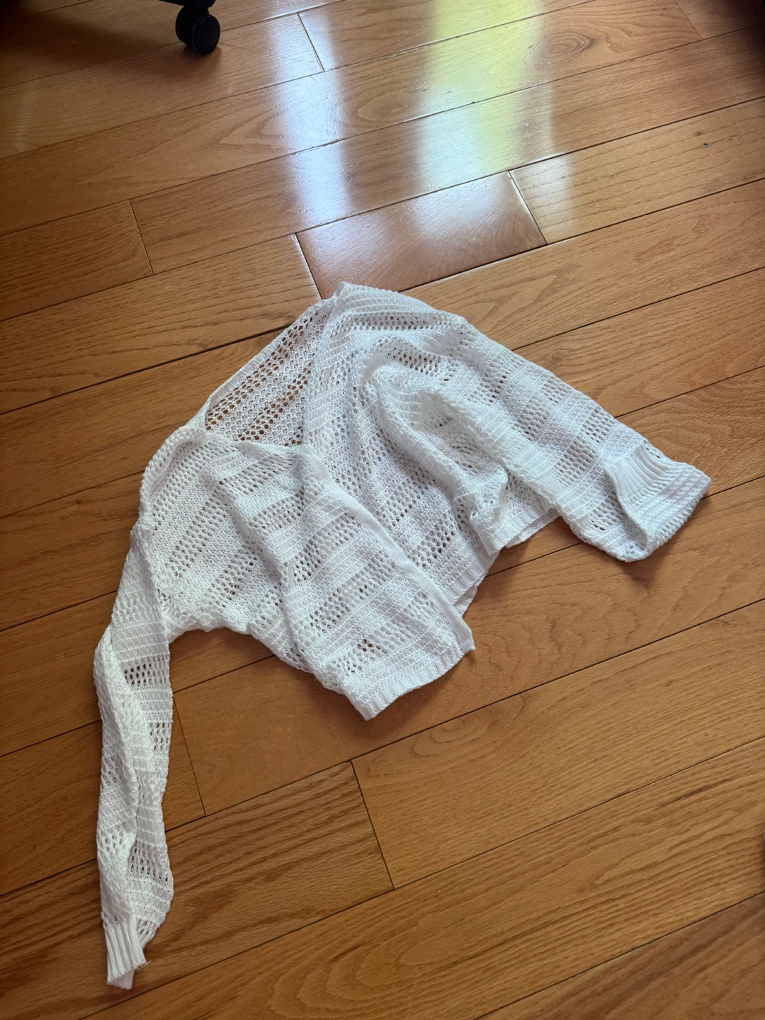 White Crochet Cardigan - photo 2