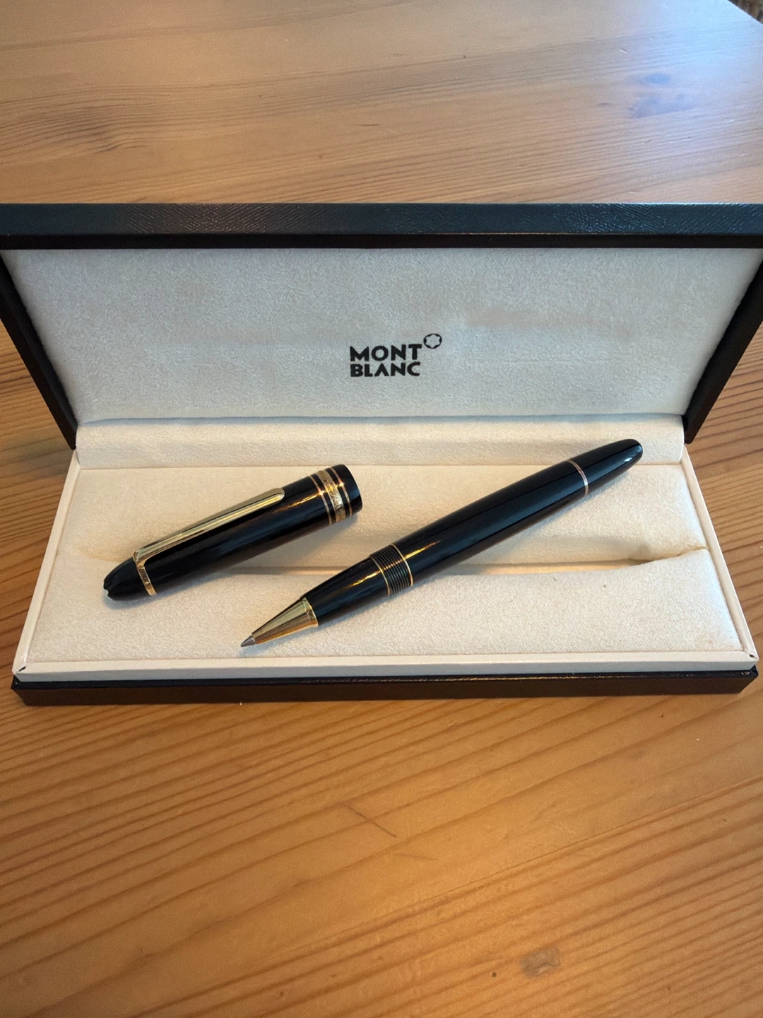 UNUSED Montblanc Rollerball Pen Mystery Black with Box