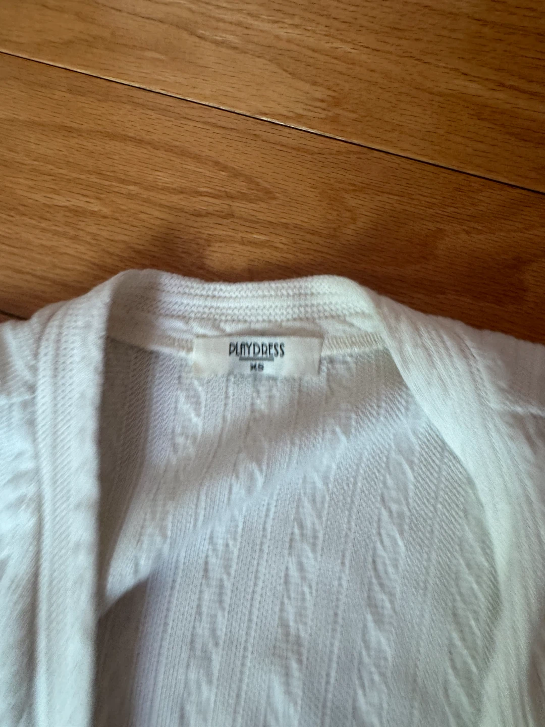 White PLAYDRESS Cardigan - Size XS - photo 2