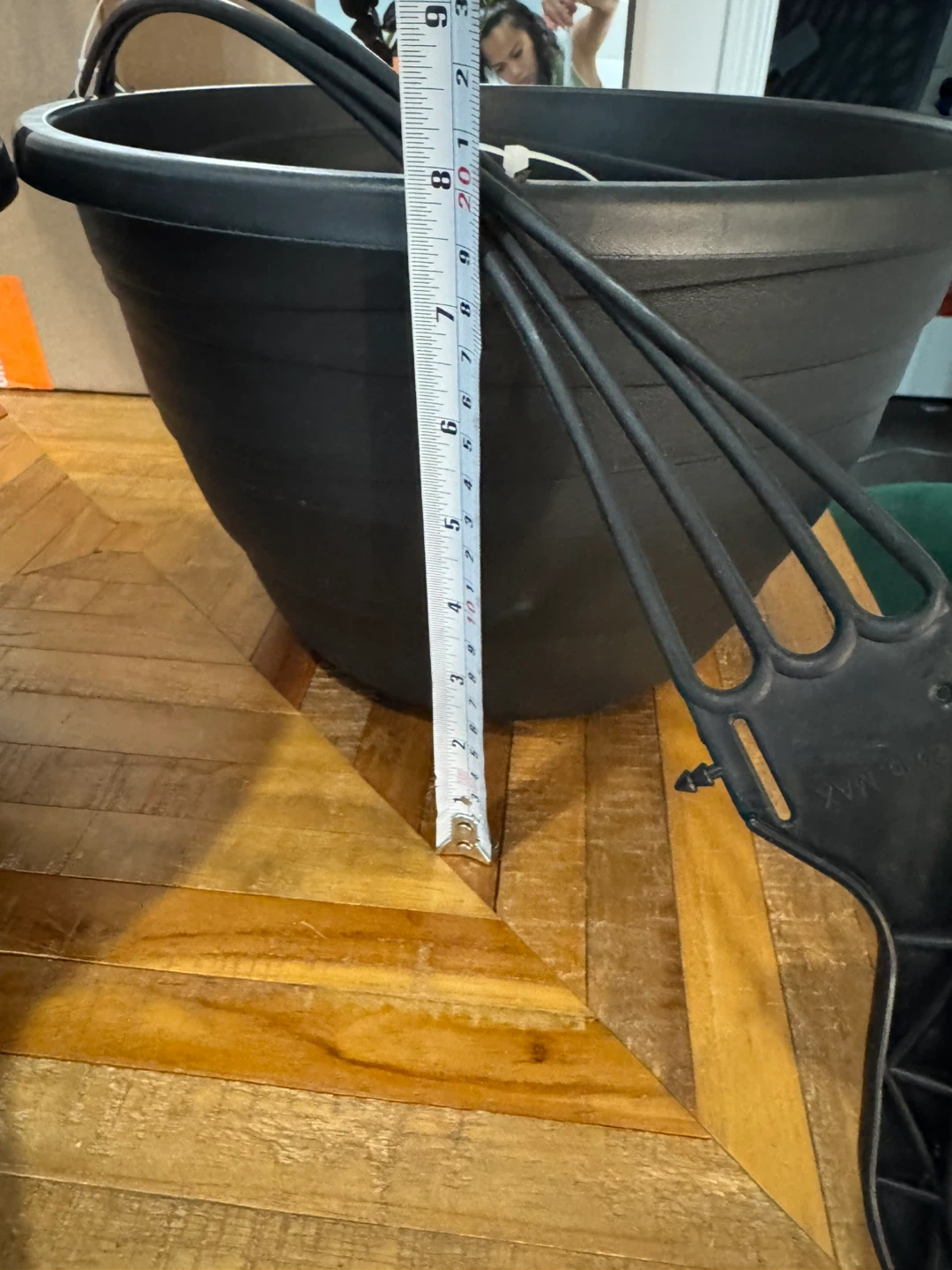 Black Plastic Hanging Basket - photo 3