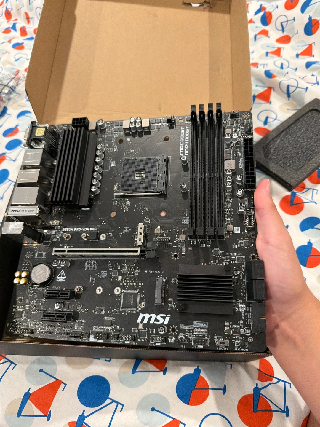 MSI B550M PRO-VDH WIFI Motherboard - photo 3