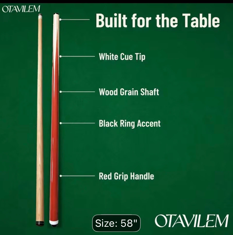 OTAVILEM Professional Billiard Cue 57” Length - photo 2