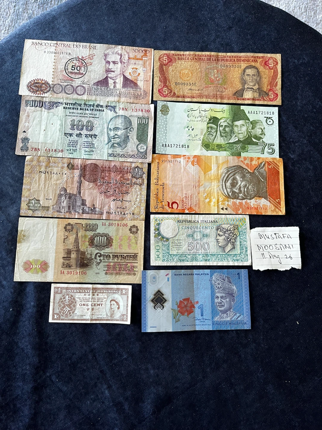 Collection of International Banknotes