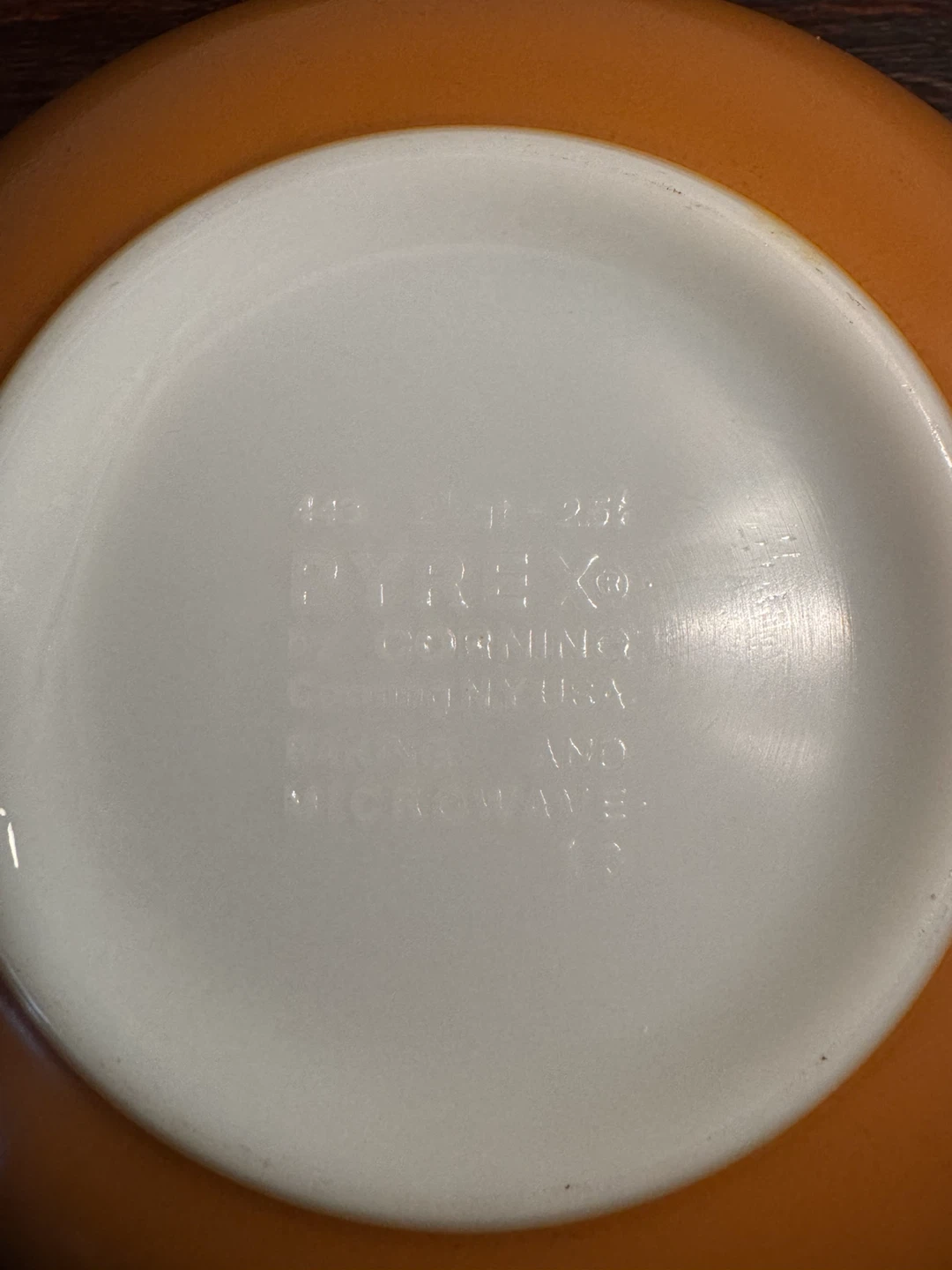 Pyrex Mixing Bowl - Amber/Orange Fruit Pattern - photo 5
