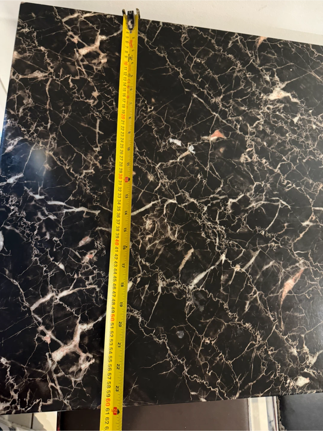 Marble Top Table with 2 Stools - photo 3