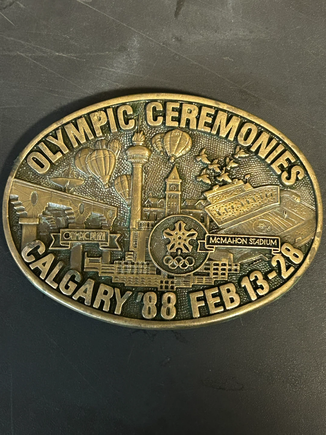 Limited Edition 1988 Calgary Olympic Ceremonies Belt Buckle - photo 5