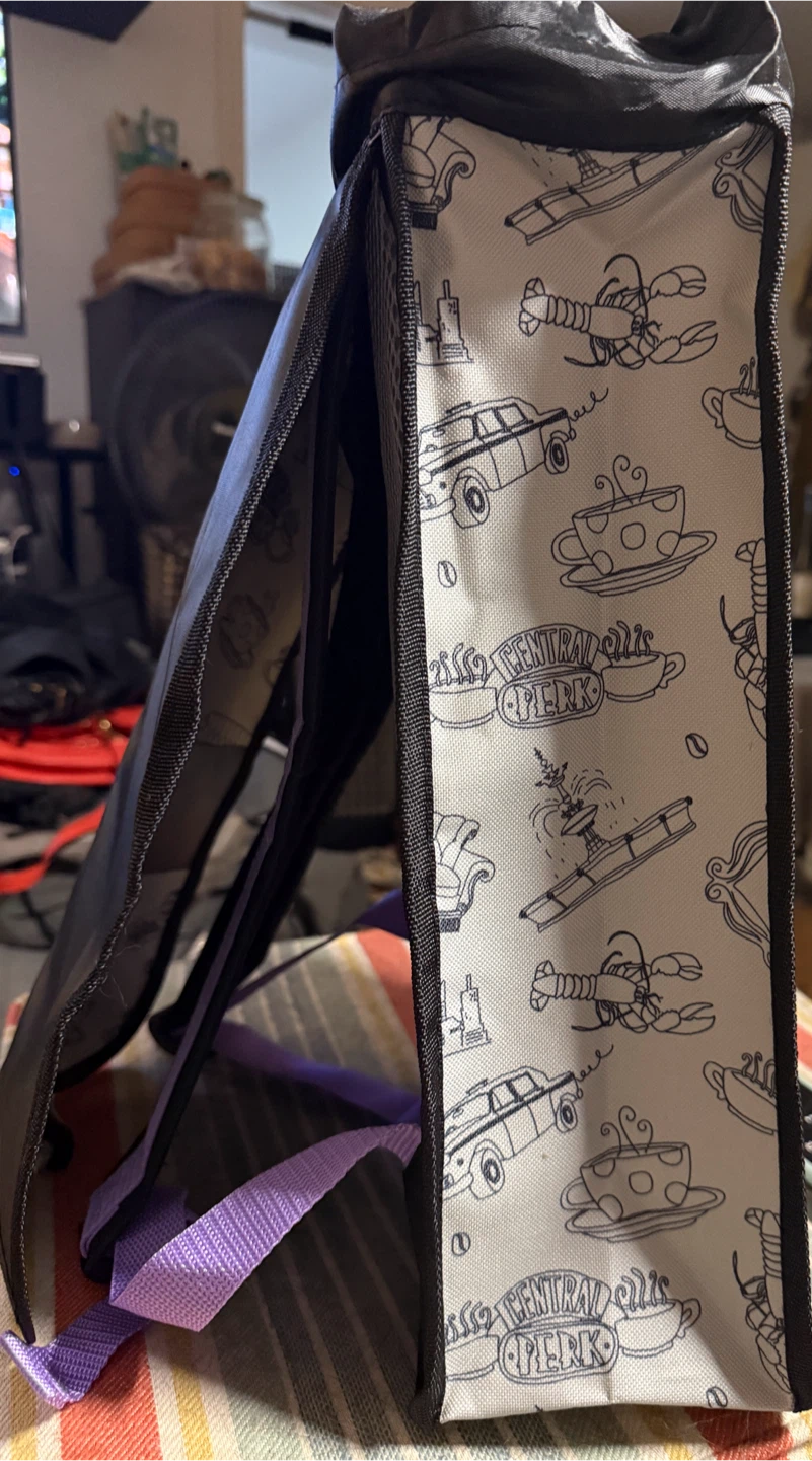 FRIENDS themed Backpack with Purple Straps NEW - photo 4
