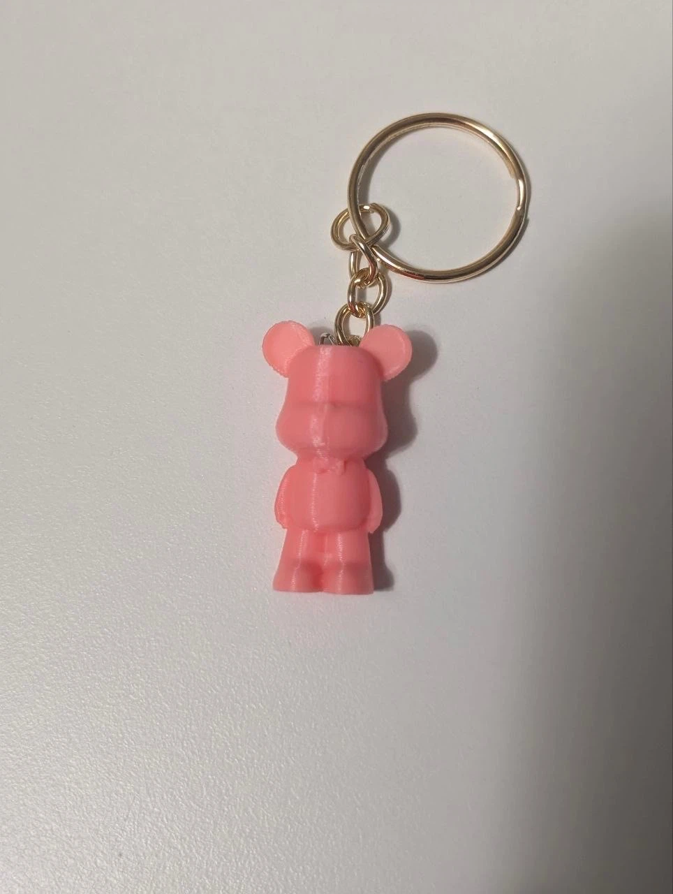 Pink Bear Keychain
