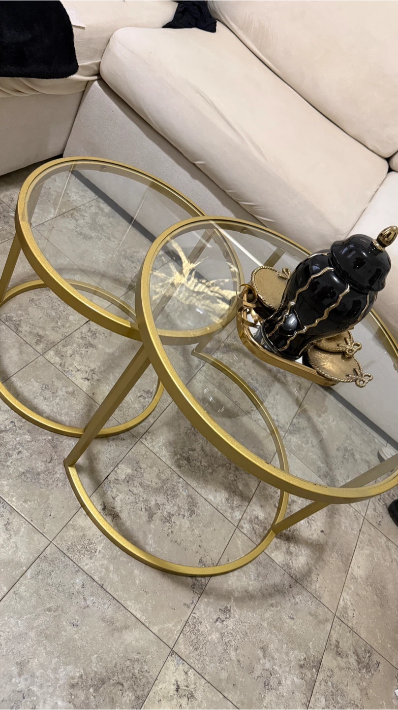 Gold Nesting table set