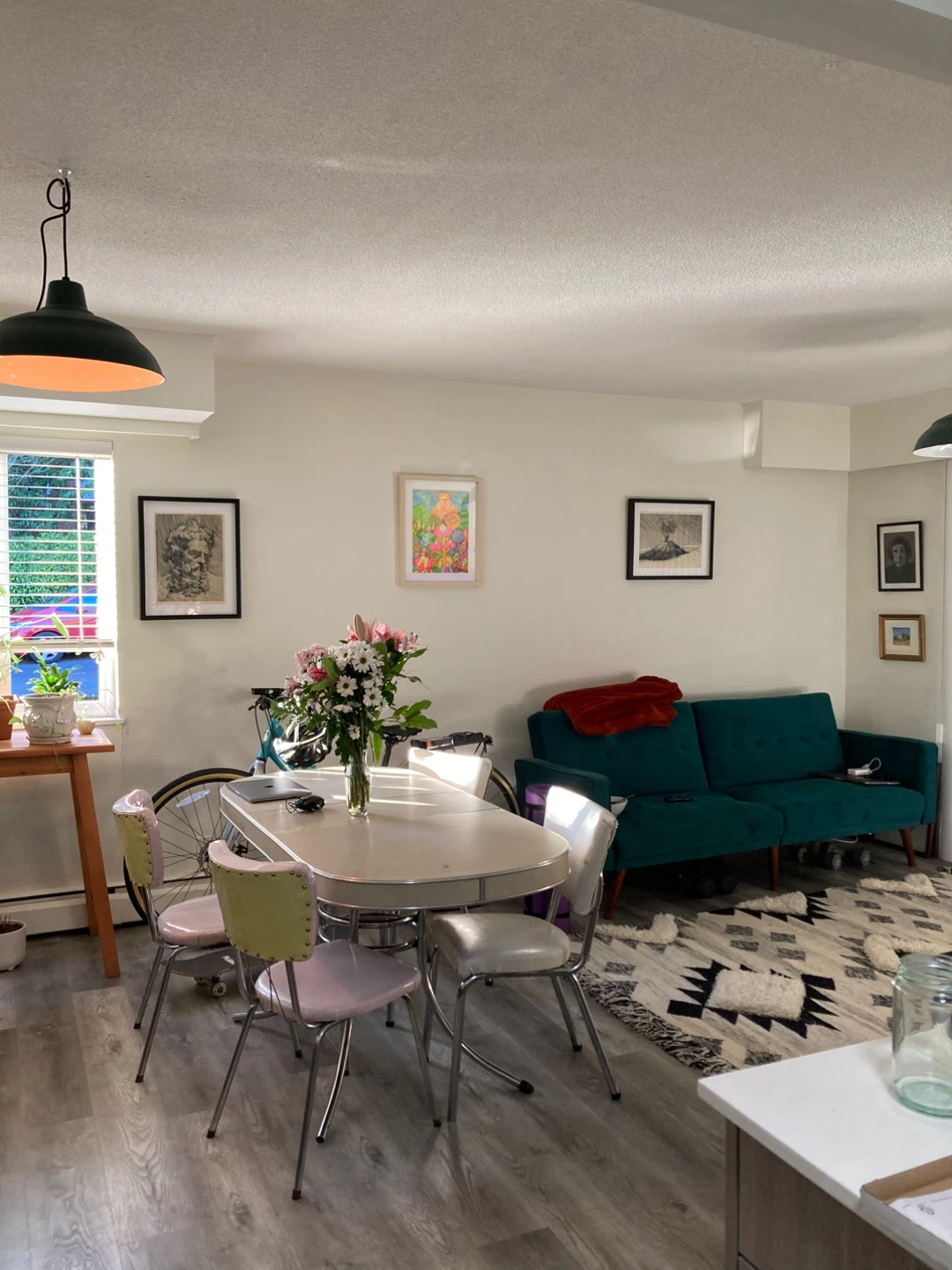 Retro Dining Table and Chairs Set - photo 3