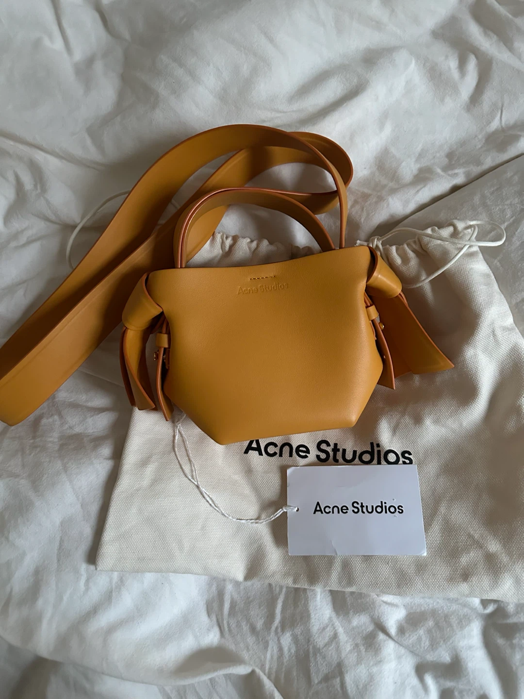 [NWT] Acne Studios Musubi Mini Leather Bucket Bag
