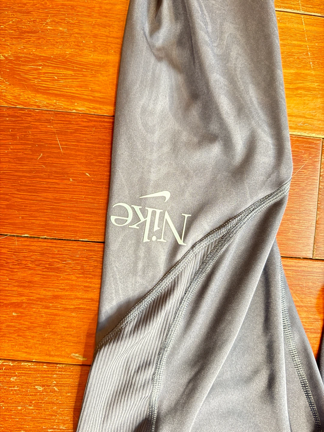 Nike Training Leggings – Grey Marbled Pattern | Size Small - photo 5