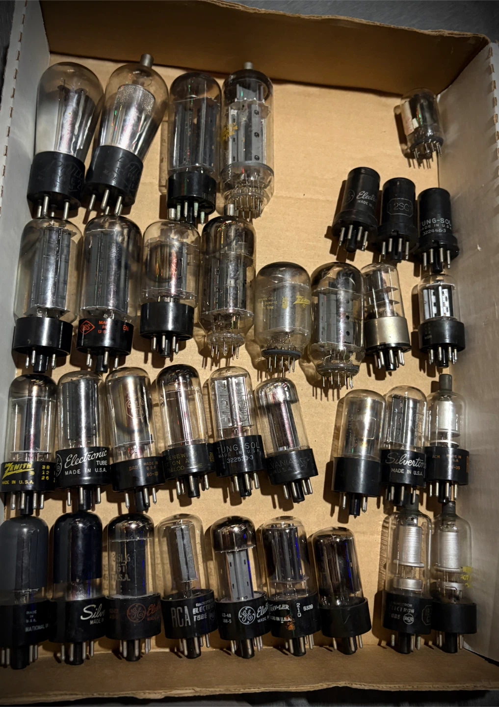 Bulk Lot Vintage Vacuum Tubes (106 Pcs) As Is - photo 2