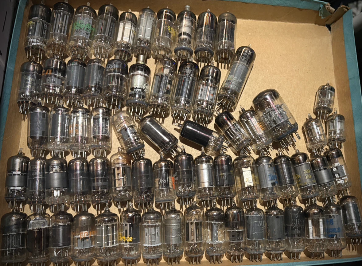 Bulk Lot Vintage Vacuum Tubes (106 Pcs) As Is - photo 3
