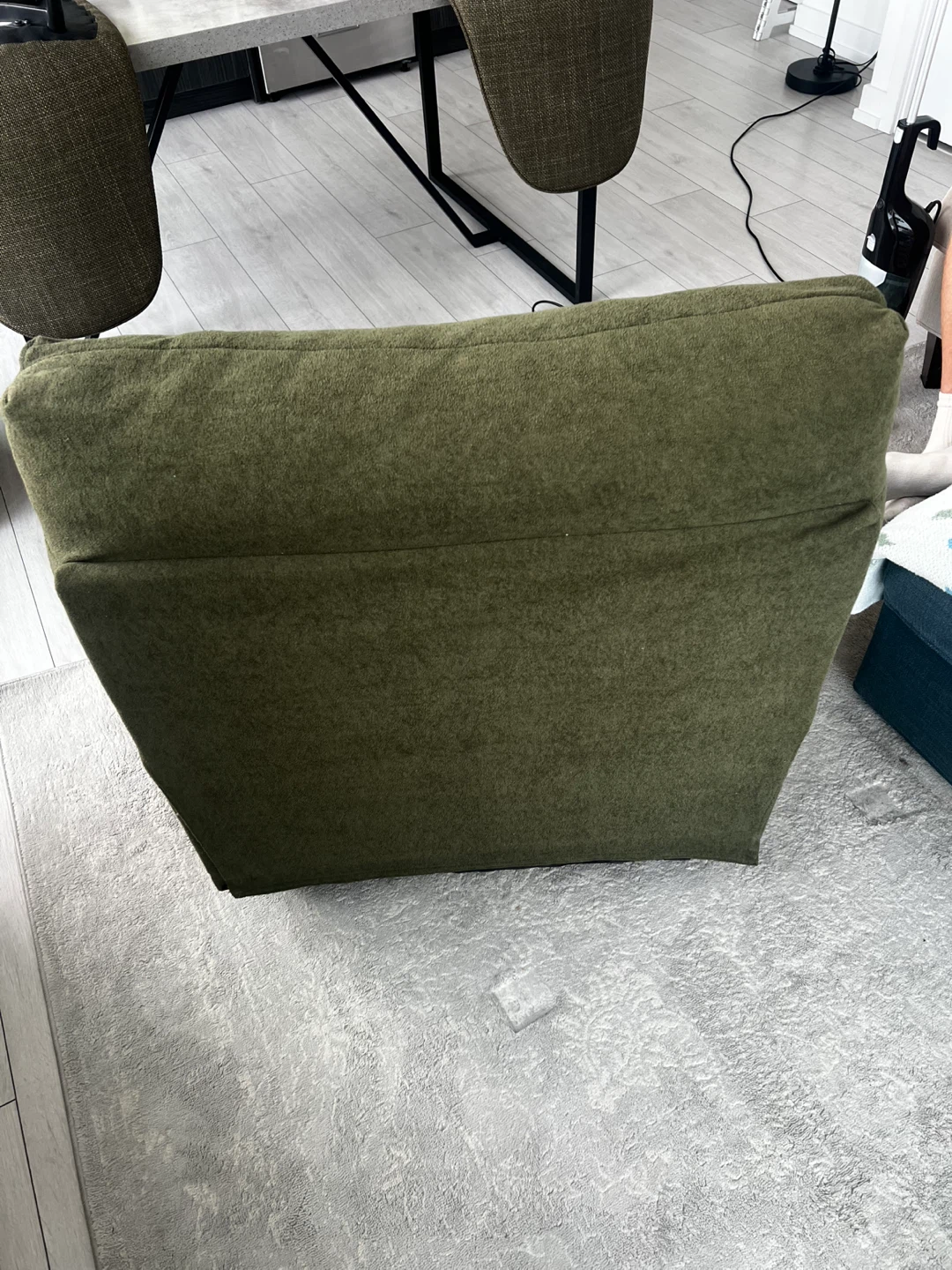 Green modular sofa chair - photo 3