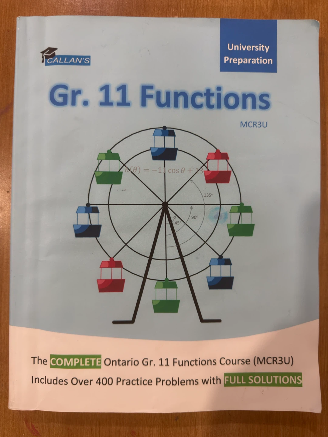 Callan's Gr. 11 Functions Textbook