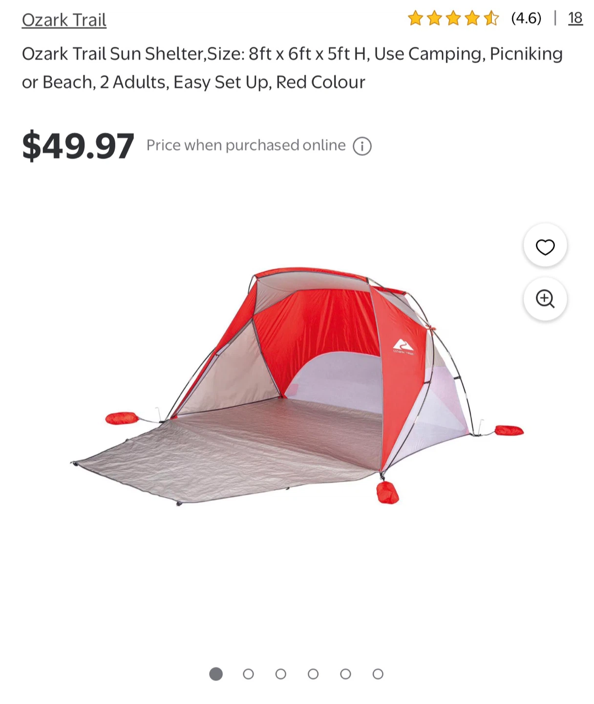Ozark Trail Outdoor Shelter