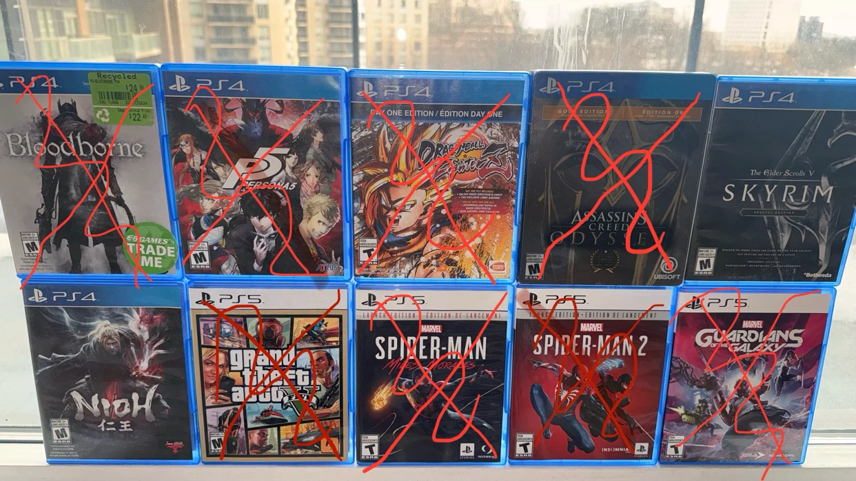 Ps5 / PS4 games