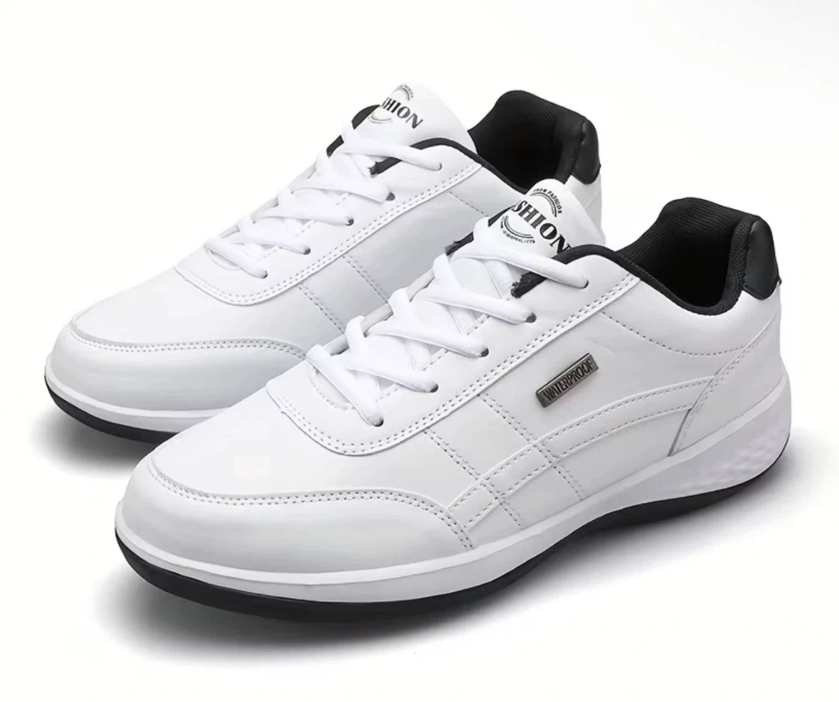 White Waterproof Fashion Sneakers