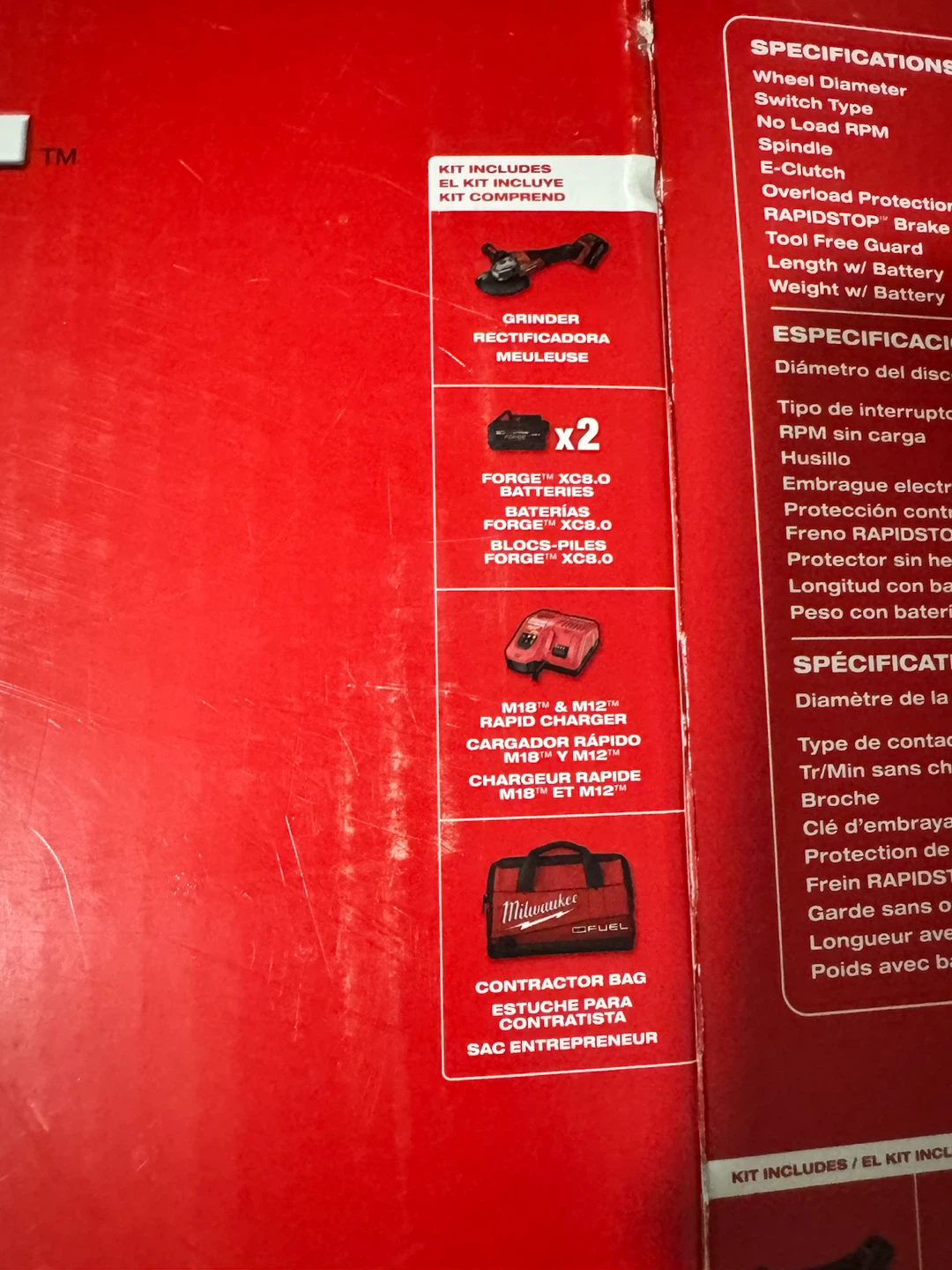 Milwaukee M18 FUEL 6" Braking Grinder Kit - photo 2