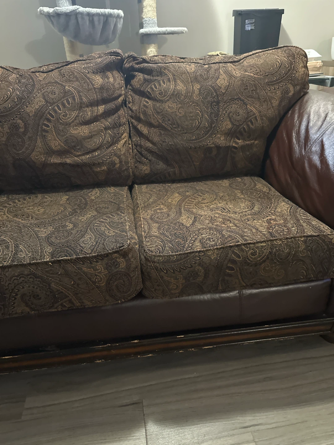 Brown Sofa and Armchair Set - photo 3