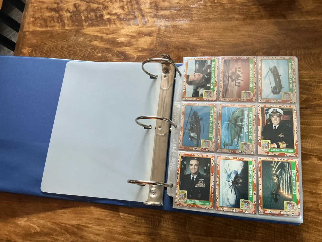 1991 Desert Storm and Flying Heroes Trading Card Collection