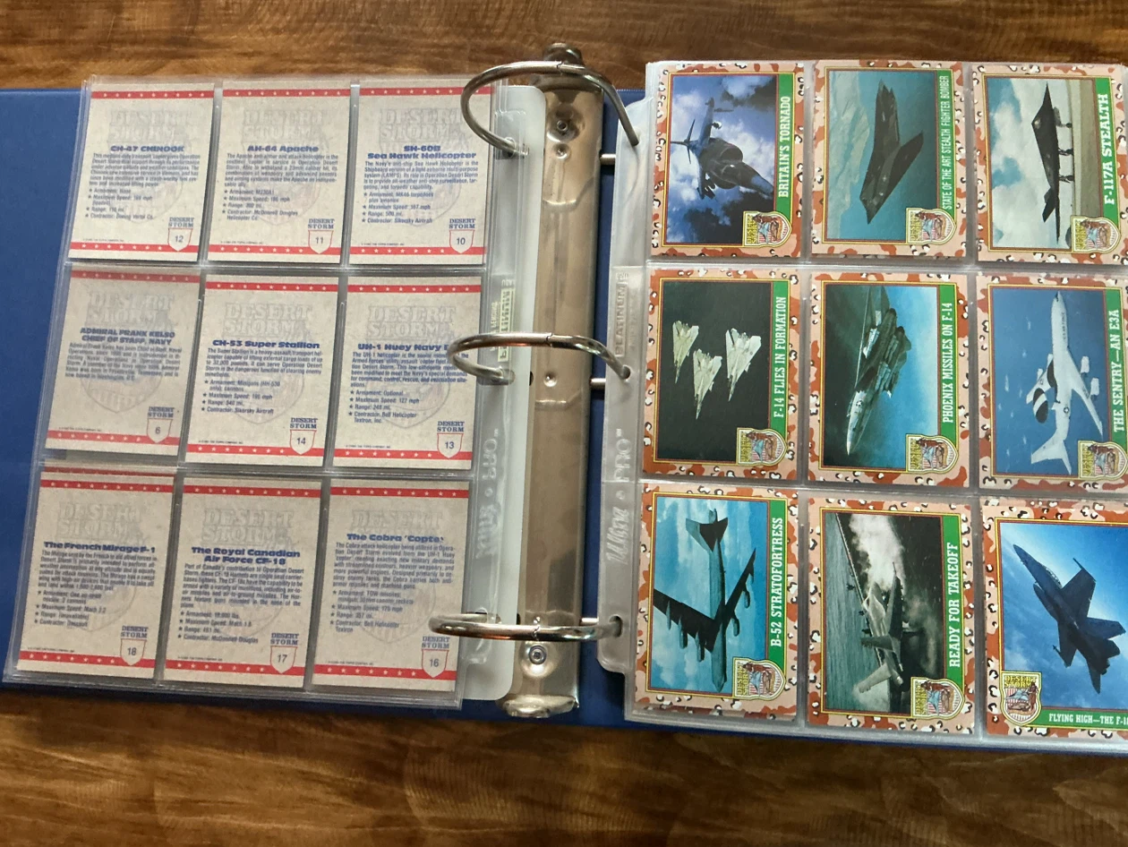 1991 Desert Storm and Flying Heroes Trading Card Collection - photo 2