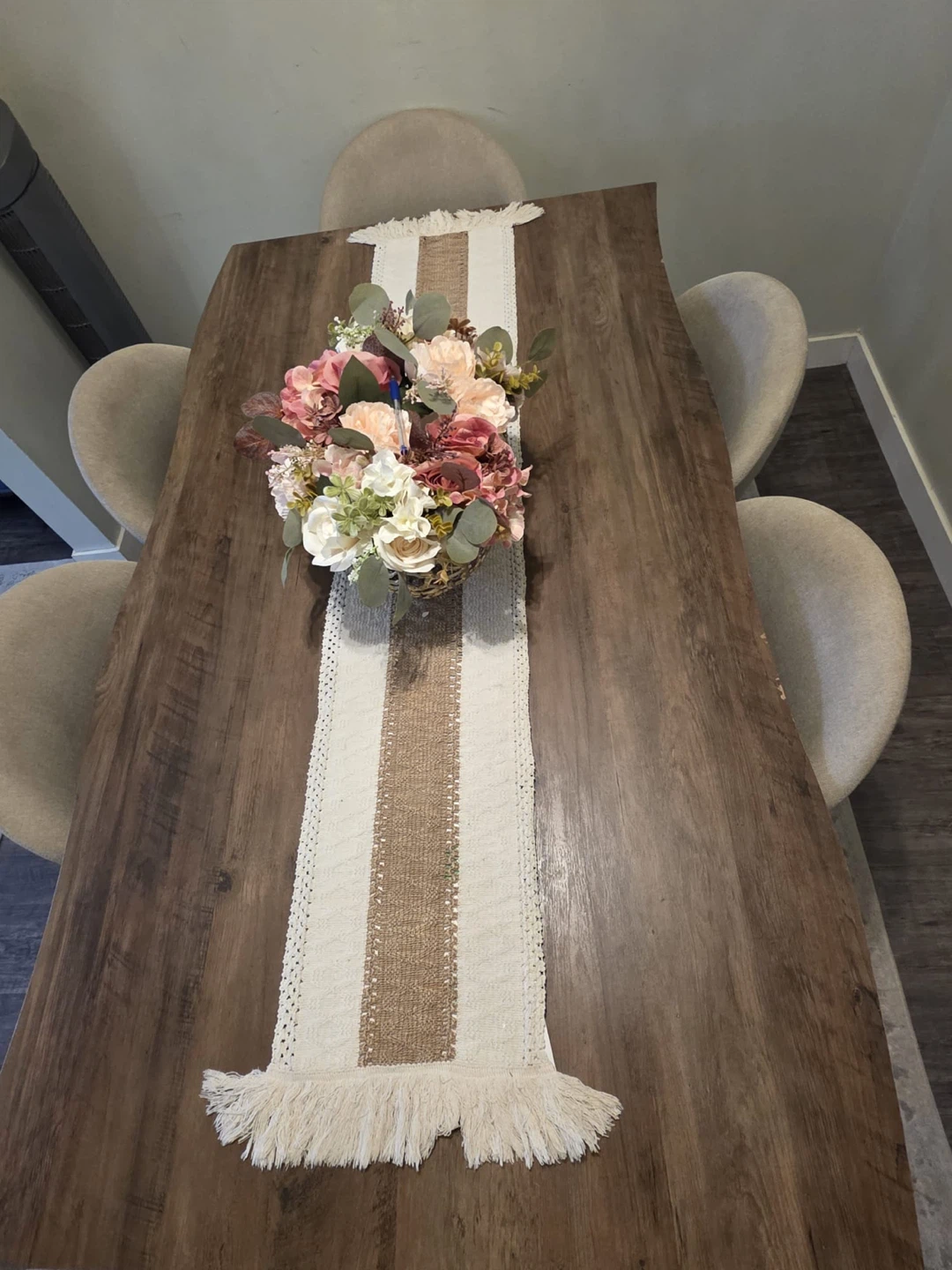 Decorative Table Runner with Fringe - photo 2