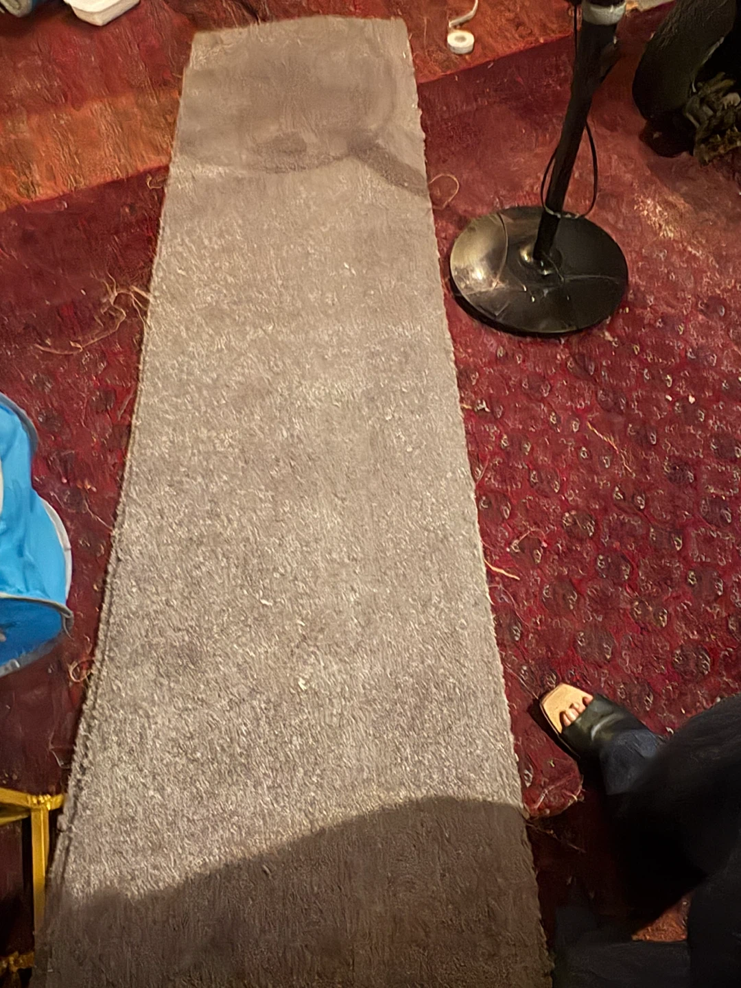 Carpet Runner with Burlap Backing