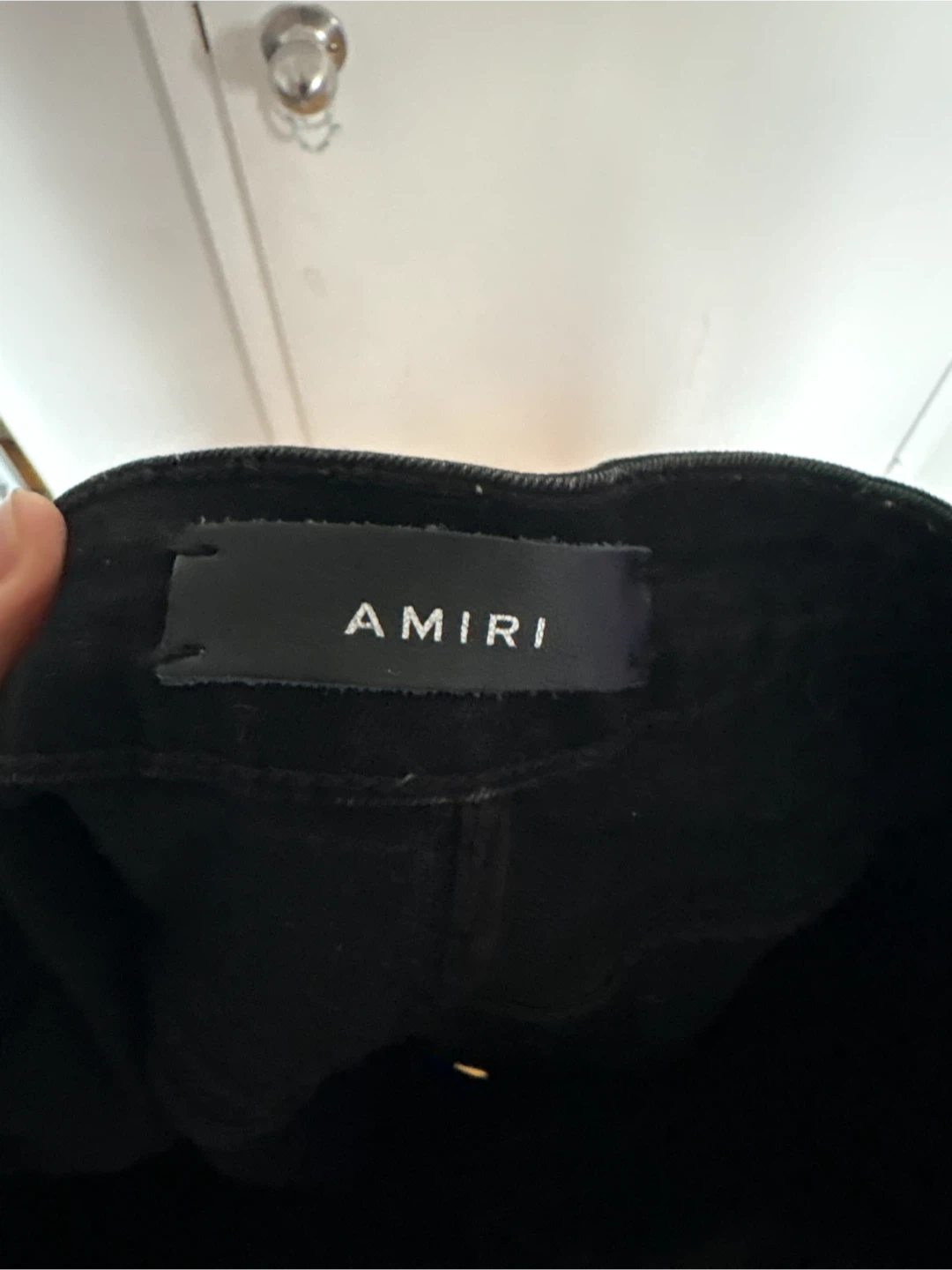 AMIRI Black Distressed Logo Jeans - photo 3