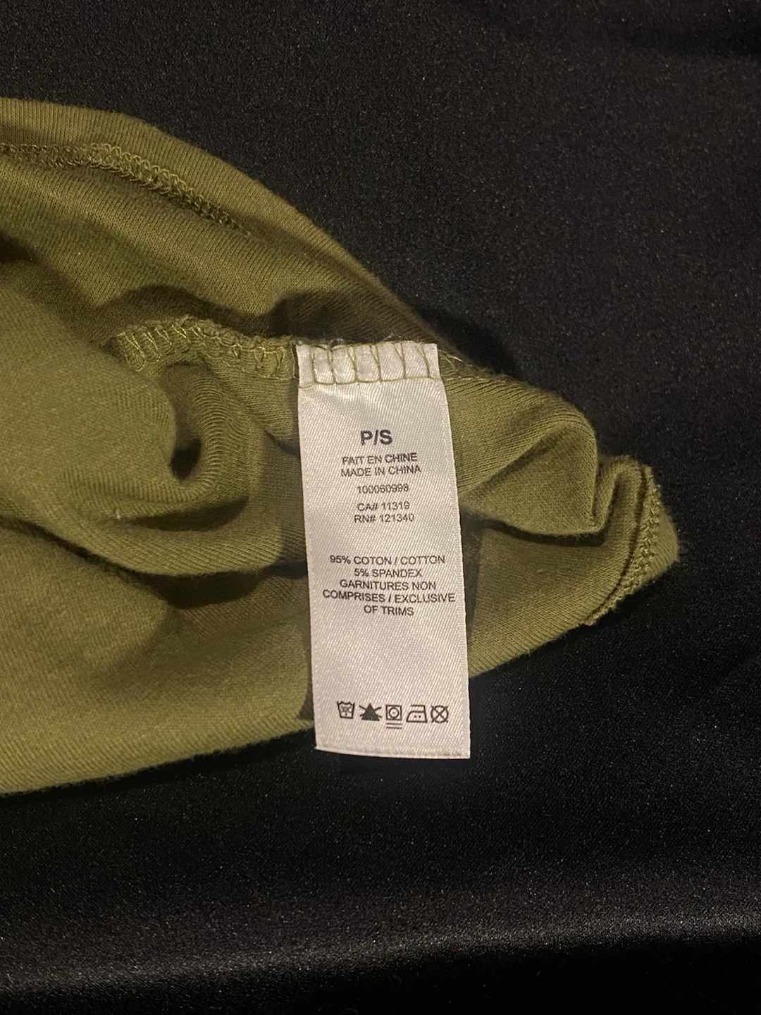 Garage Olive Green Graphic Crop Top - photo 3