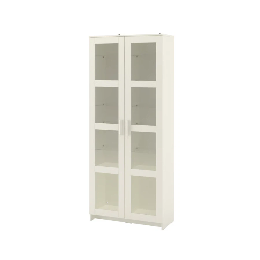 Ikea Brimnes Glass Door Cabinet in White