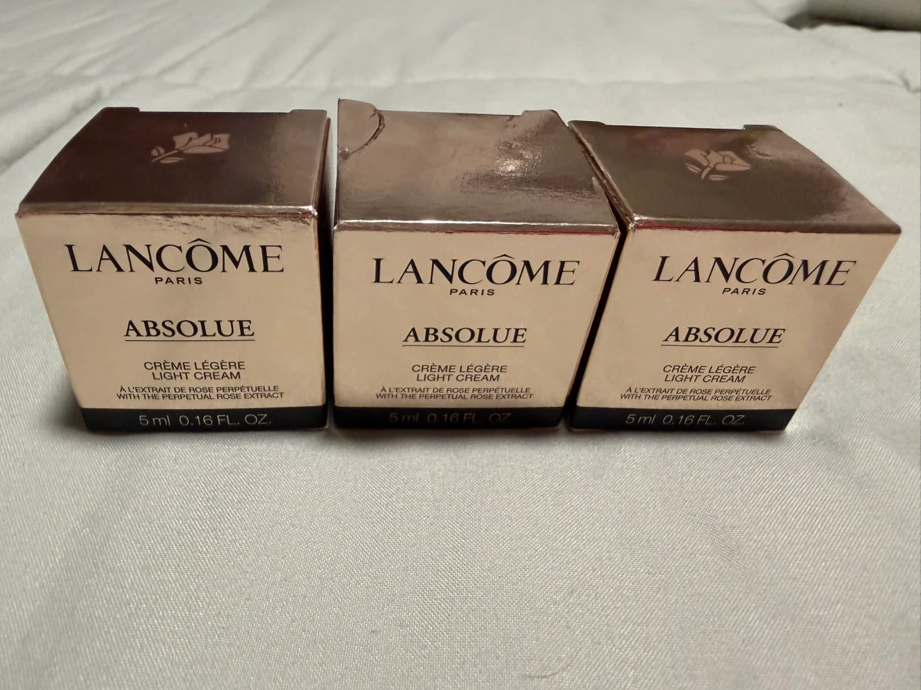 Lancôme Absolue Crème Légère Light Cream 3 x 5ml