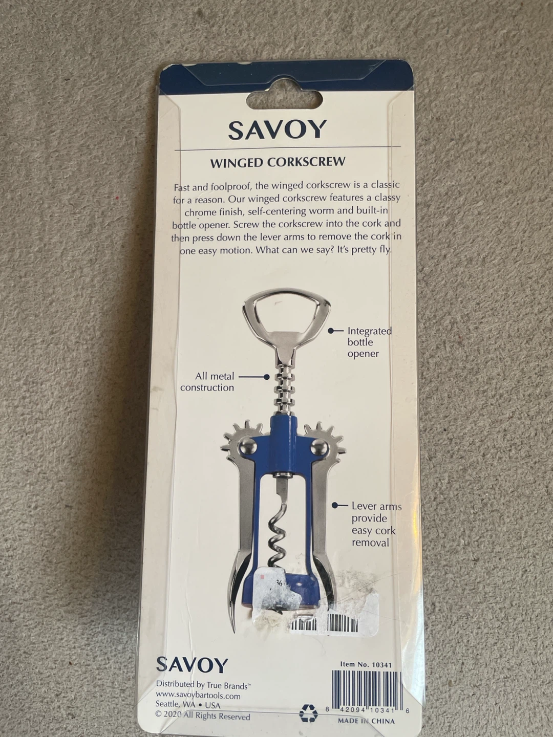 SAVOY Winged Corkscrew - photo 2