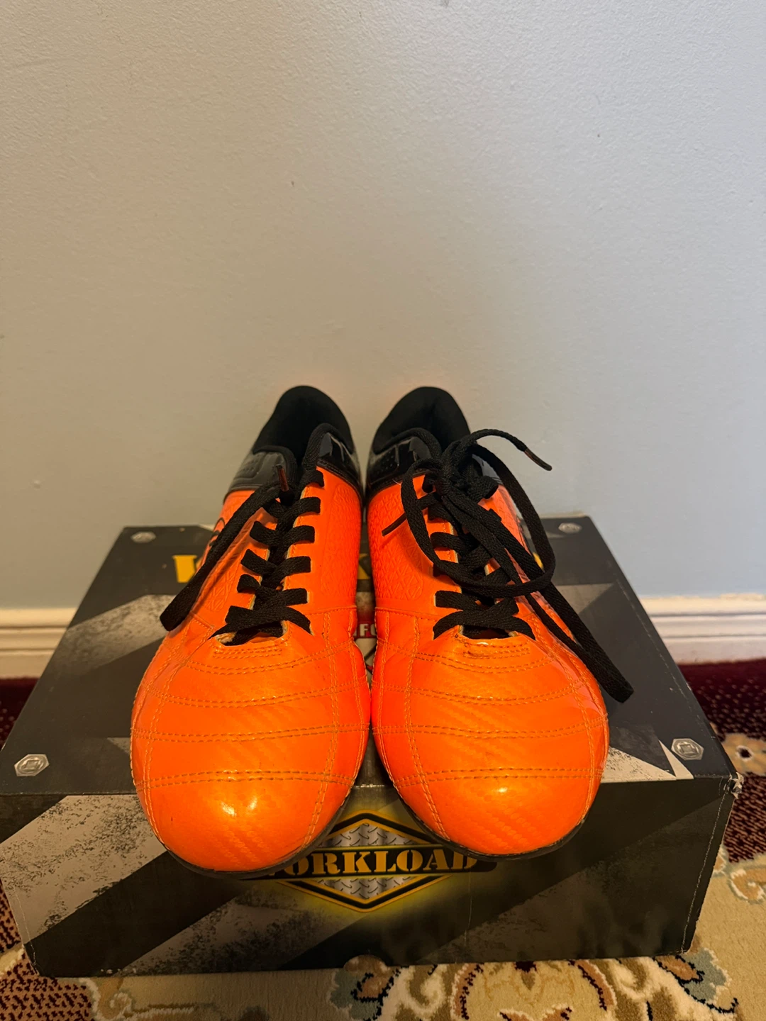 Rawlings Workload Soccer Cleats - Orange/Black - photo 2