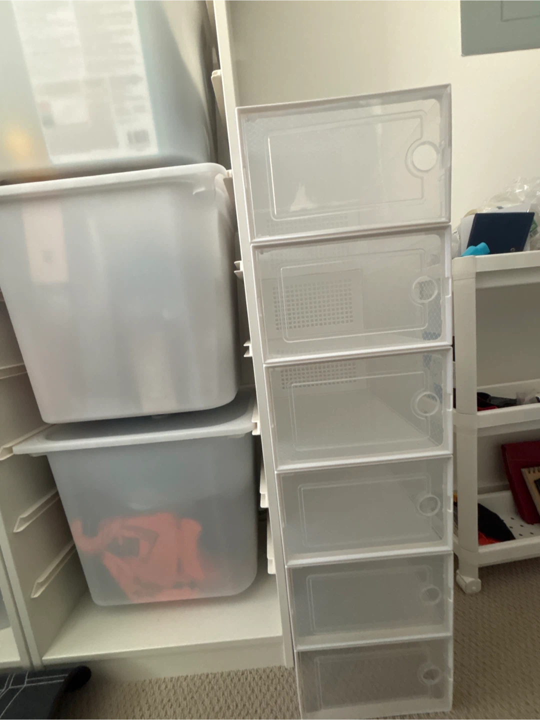 Stackable Storage Bins - Set of 6