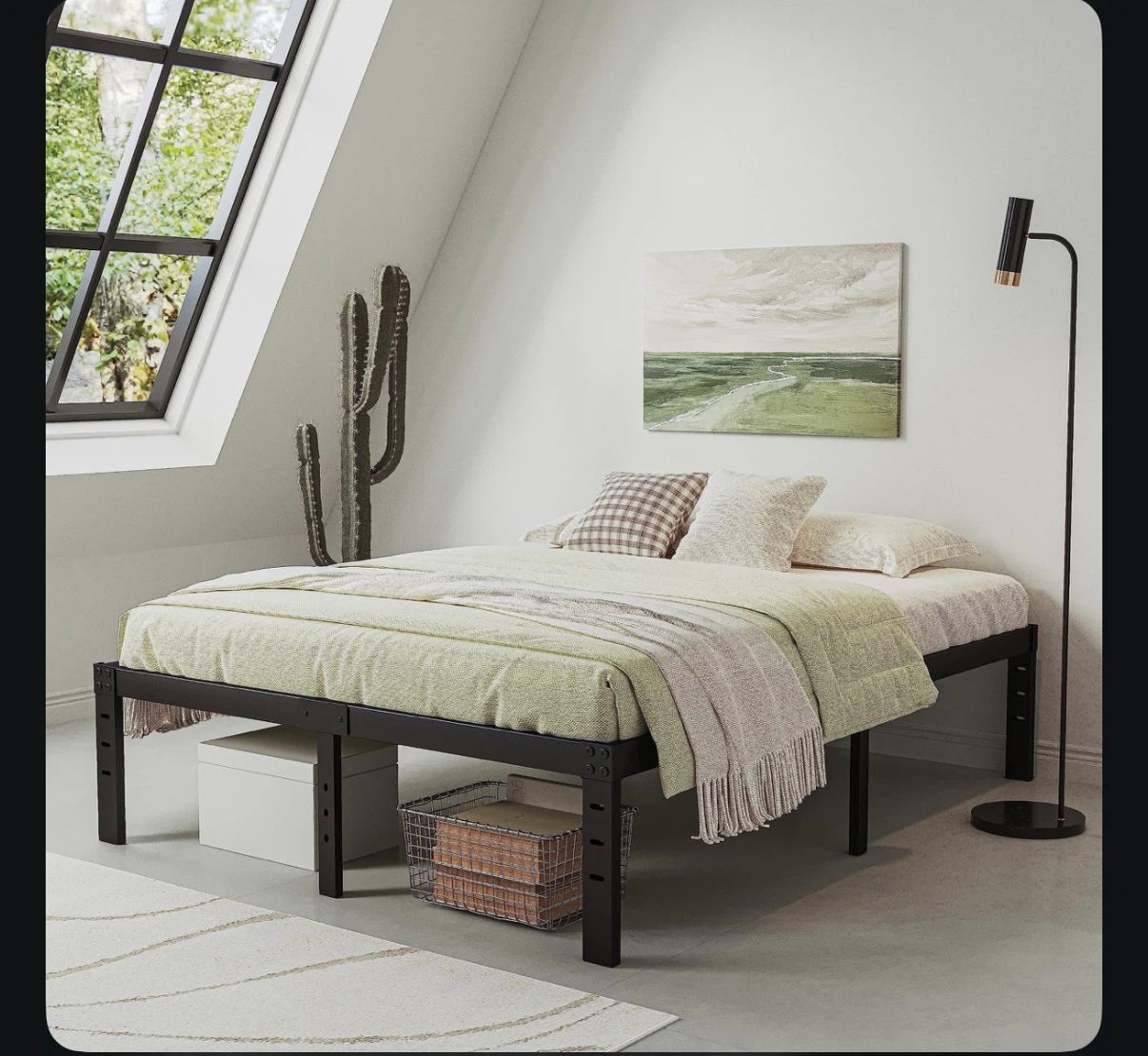 Black Metal Bed Frame