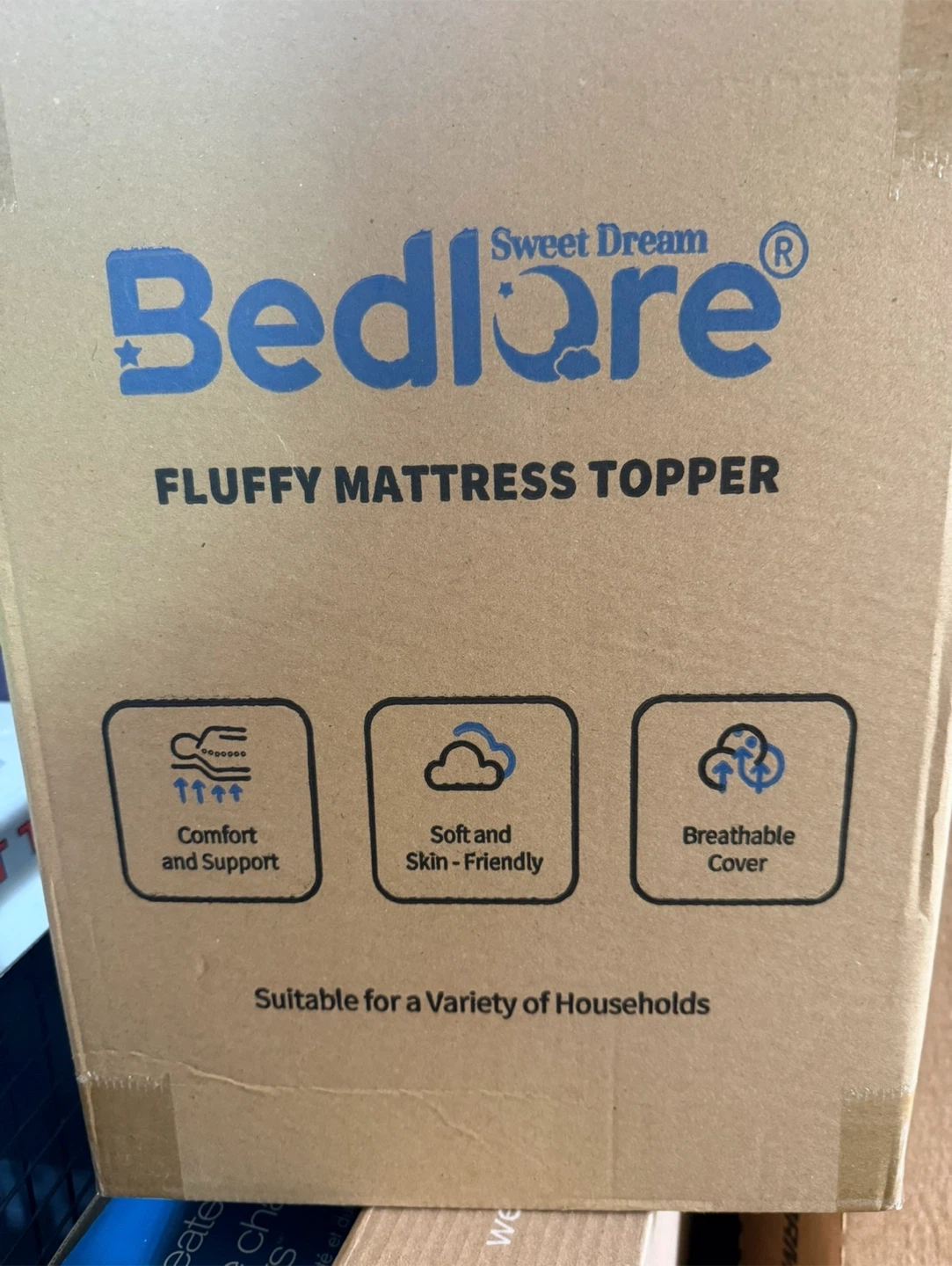 Bedlore Fluffy Mattress Topper