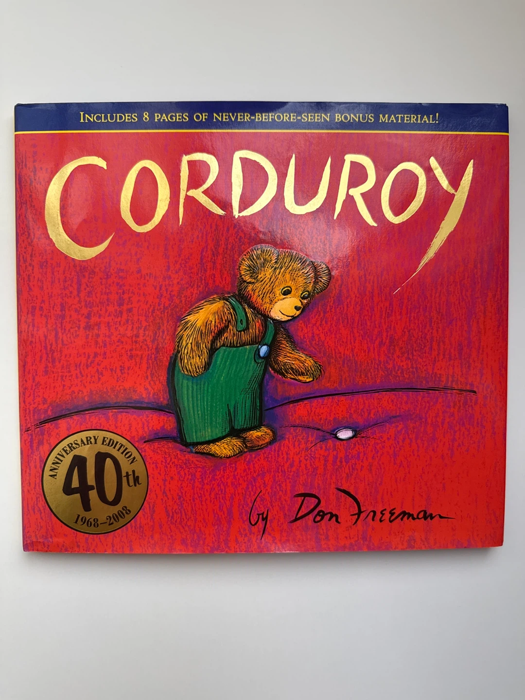 ‘Corduroy’ 40th Anniversary Edition Children's Book