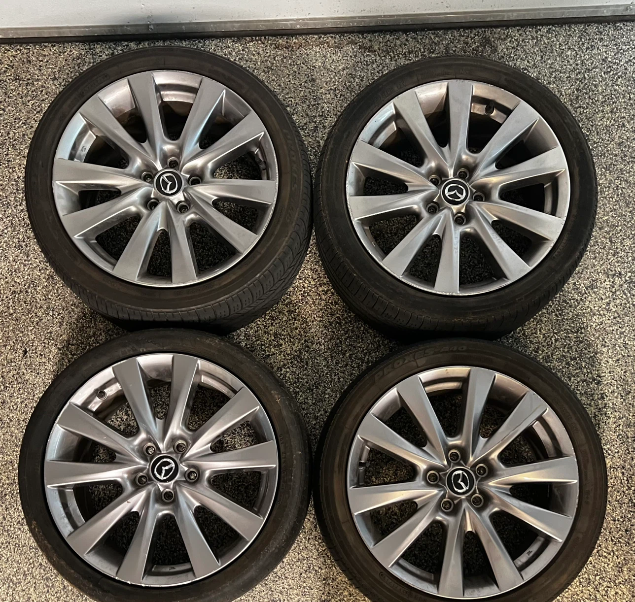 OEM 18” Mazda Wheels & Toyo Proxes A40 Tires (215/45R18)