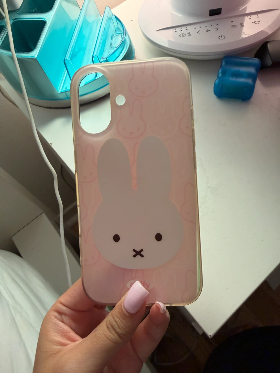 Miffy Bunny iPhone 16 Case - Pink