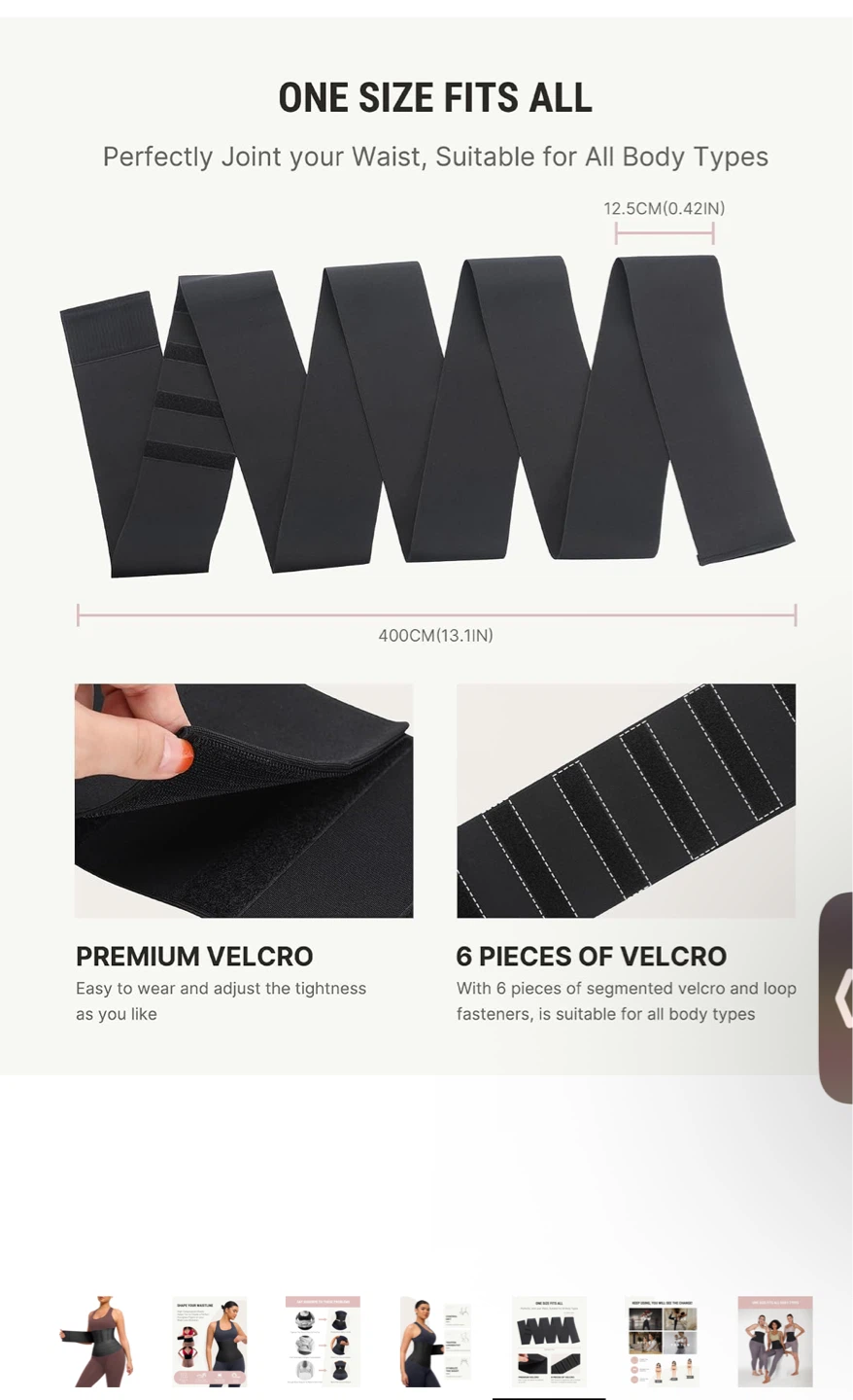 Adjustable Waist Trainer Wrap - photo 2