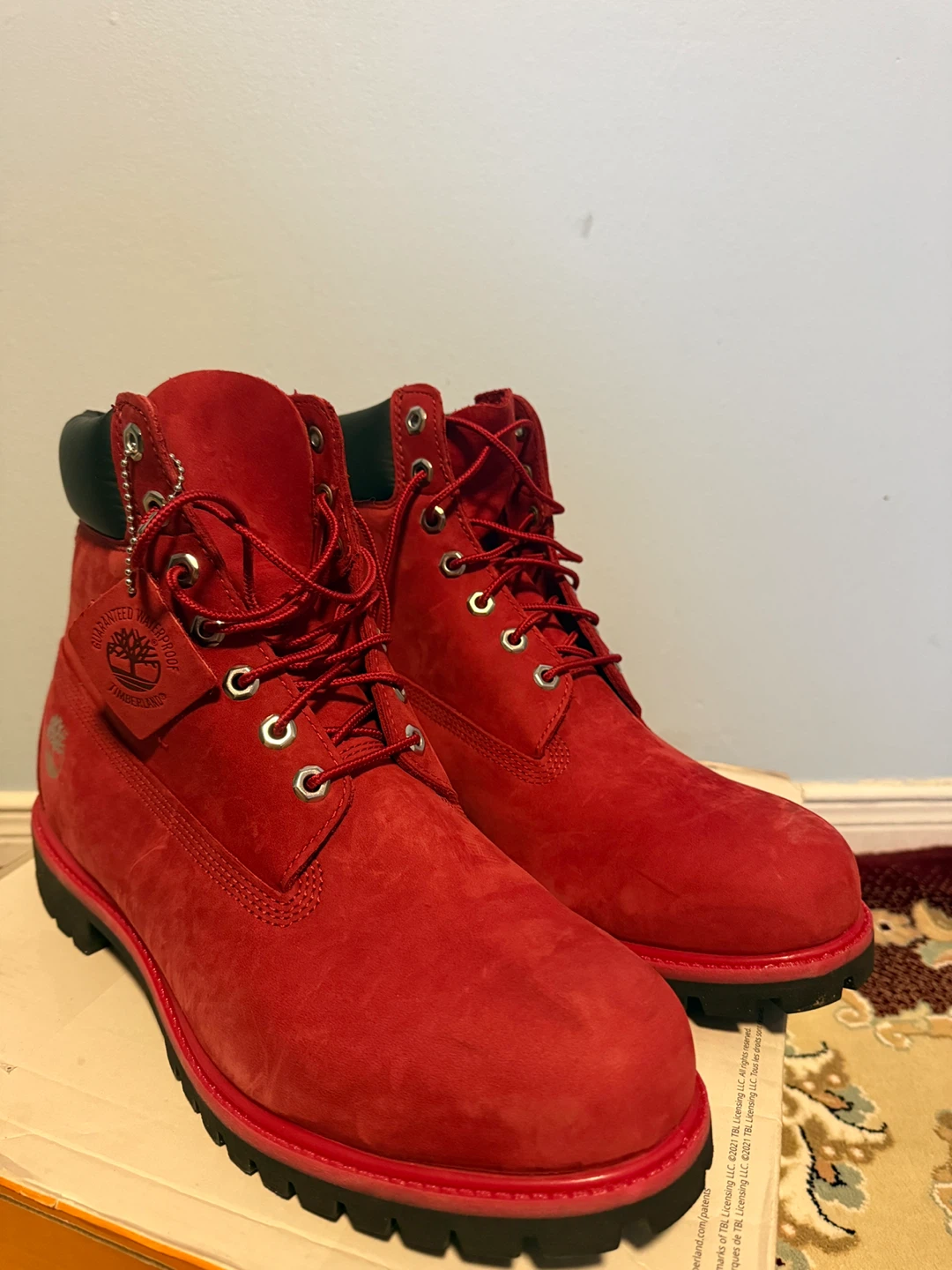 Timberland Red Suede Boots - photo 2