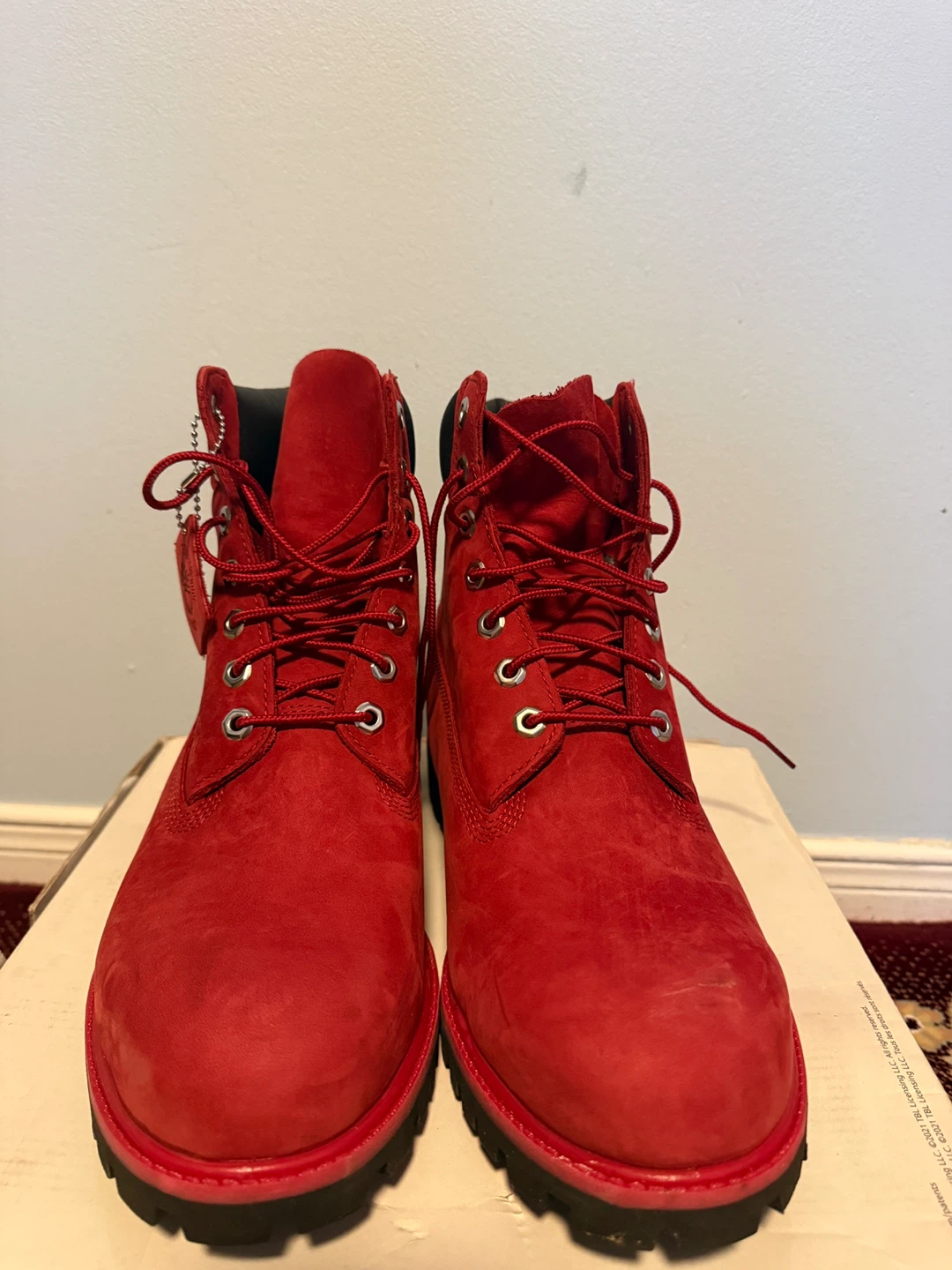 Timberland Red Suede Boots - photo 3